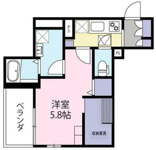 ヴィラージュ・シャルマン セットゥ【1階】の間取り