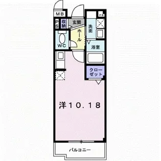 ライツェント・ガッセ・エリカ【1階】の間取り