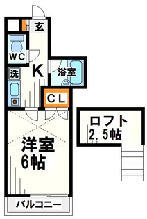 つつじヶ丘ホームズ【1階】の間取り