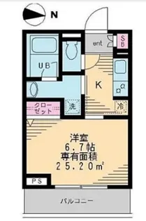 セレリーオ・ニッコー【5階】の間取り