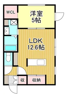 ノルフィーノリデアI【2階】の間取り