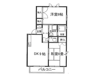 プリンス丸子 B【1階】の間取り