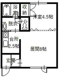 PENT HOUSE【1階】の間取り