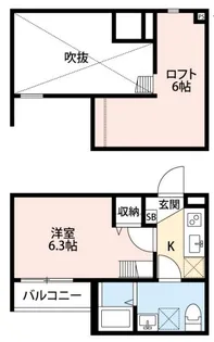 LA BUONA STELLA深草【1階】の間取り
