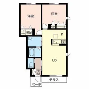 ロードスター・ヒルズ【1階】の間取り