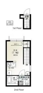 ソルナクレイシア二子玉川【2階】の間取り