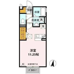 ジュネス丸山D【1階】の間取り