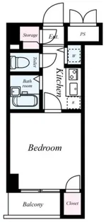 スカイコート日本橋第5【2階】の間取り