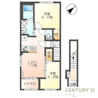 Le.Lien広崎【2階】の間取り