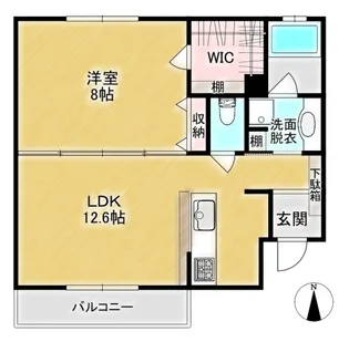 アイルヴィラッジ【3階】の間取り
