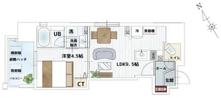 BAUHAUS住吉町 No.28【7階】の間取り