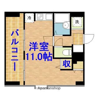 柾木マンションウエスト【7階】の間取り