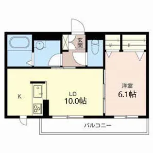シャーメゾン KOTOBUKI【2階】の間取り