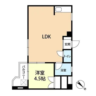 興栄マンション第2博多 402号【4階】の間取り