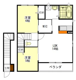 秋桜タウン A・B・C棟【2階】の間取り