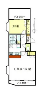 ロイヤル館【2階】の間取り