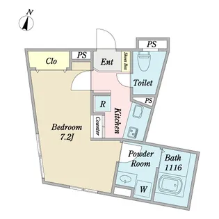 ゆばなうれ【3階】の間取り