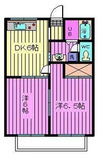 メルベーユI【1階】の間取り