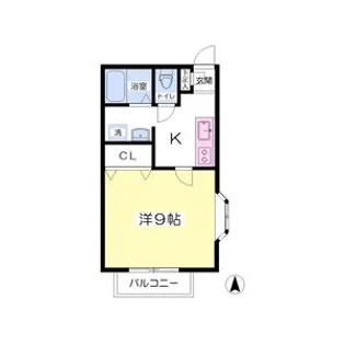 フォレドゥパセオII号館【1階】の間取り