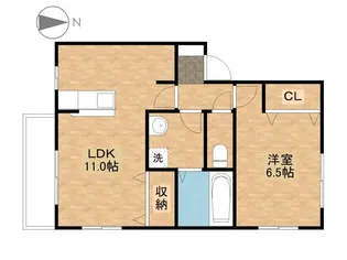 メルベーユY・T【2階】の間取り