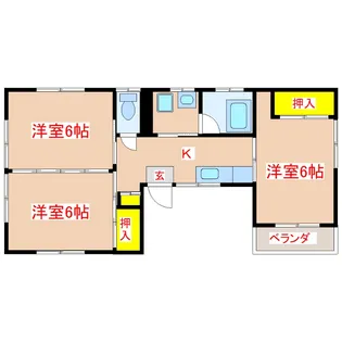 希望ハイツ【2階】の間取り
