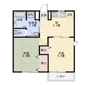 ガーデンハウス【2階】の間取り