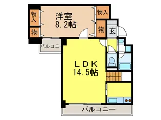 コリ-ヌ江坂の間取り