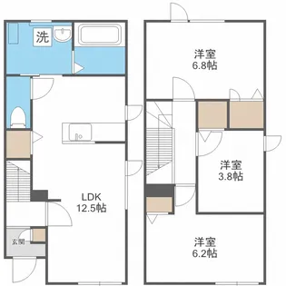 寺島舎【2階】の間取り