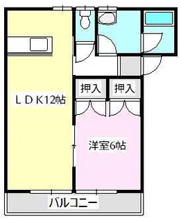 サイドヴィレッジA棟【1階】の間取り