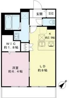 MANSON DE MARINE【1階】の間取り