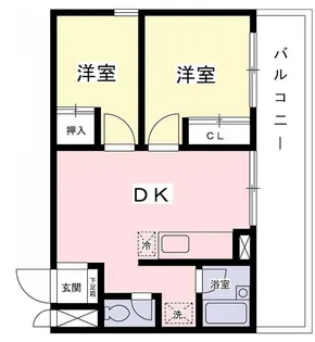 ハイム上祖師谷【2階】の間取り