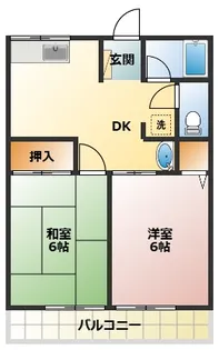 シティハイム トリオ1【2階】の間取り