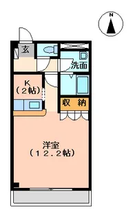 ルミナスハイム弐番館【1階】の間取り