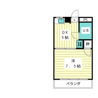 ロジュマン貴船【3階】の間取り