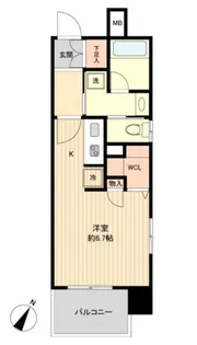 グラディート町田【2階】の間取り