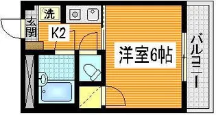 田窪アパート【1階】の間取り