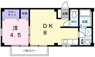 メゾン・ド・ニコル【1階】の間取り