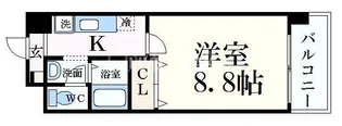 ハウスセゾン四条通【8階】の間取り