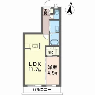 MAISON・MAST売市A【2階】の間取り