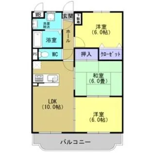 ユーミー豊泉【1階】の間取り