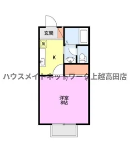 エヴァーグリーン【1階】の間取り