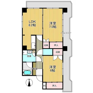 長町南424ビル【3階】の間取り