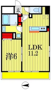 東ビル【6階】の間取り