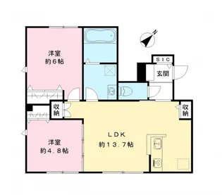 モデラート【1階】の間取り