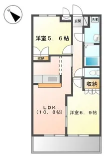 サンハイツI【2階】の間取り