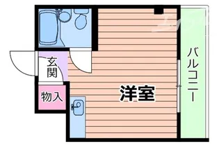 ハイツトレイン【3階】の間取り