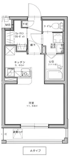 pleine lune プレンヌ・リュンヌ【3階】の間取り