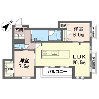 風香 北鎌倉【2階】の間取り