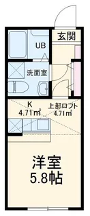 South Lagoon平楽【2階】の間取り