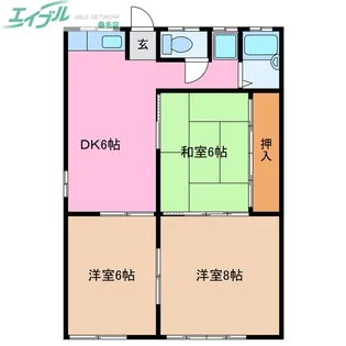 和泉ハイツ【1階】の間取り